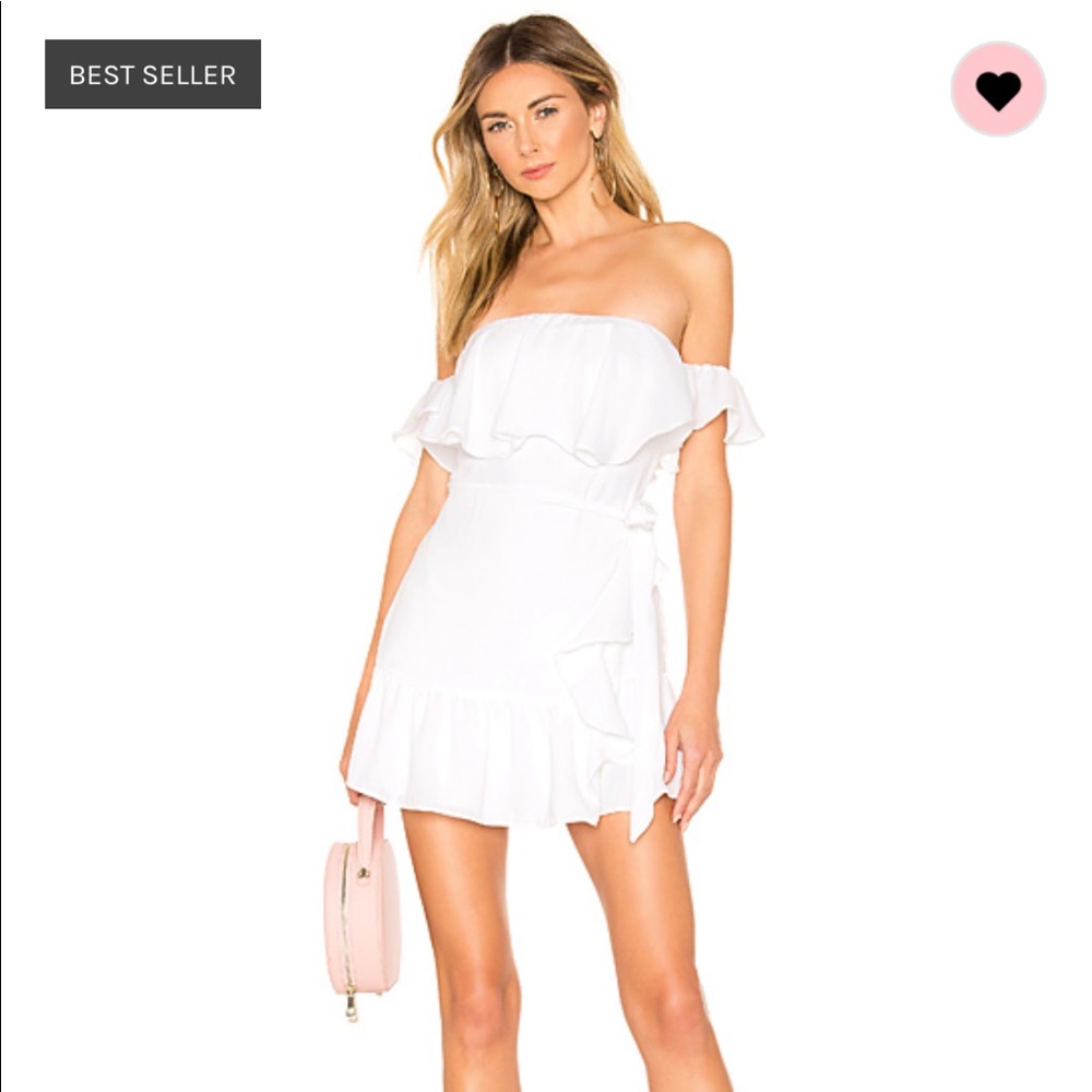 White off the shoulder dress